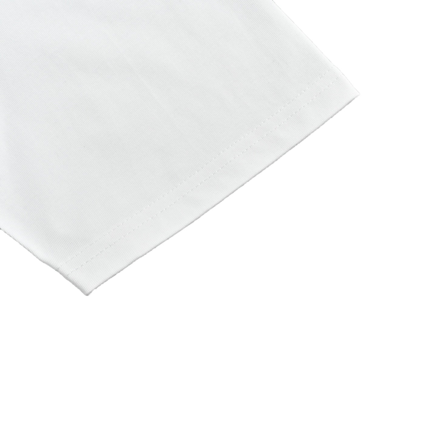 Chrome Hearts Gothic Font Scroll Print White Cotton T-Shirt | Streetwear Short Sleeve Tee