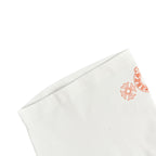 Chrome Hearts 2026 SS Hollywood Triple Cross Pocket T-Shirt - White Unisex Cotton Tee with Orange Gothic Logo