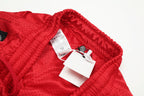 Chrome Hearts Red Mesh Hockey Pants