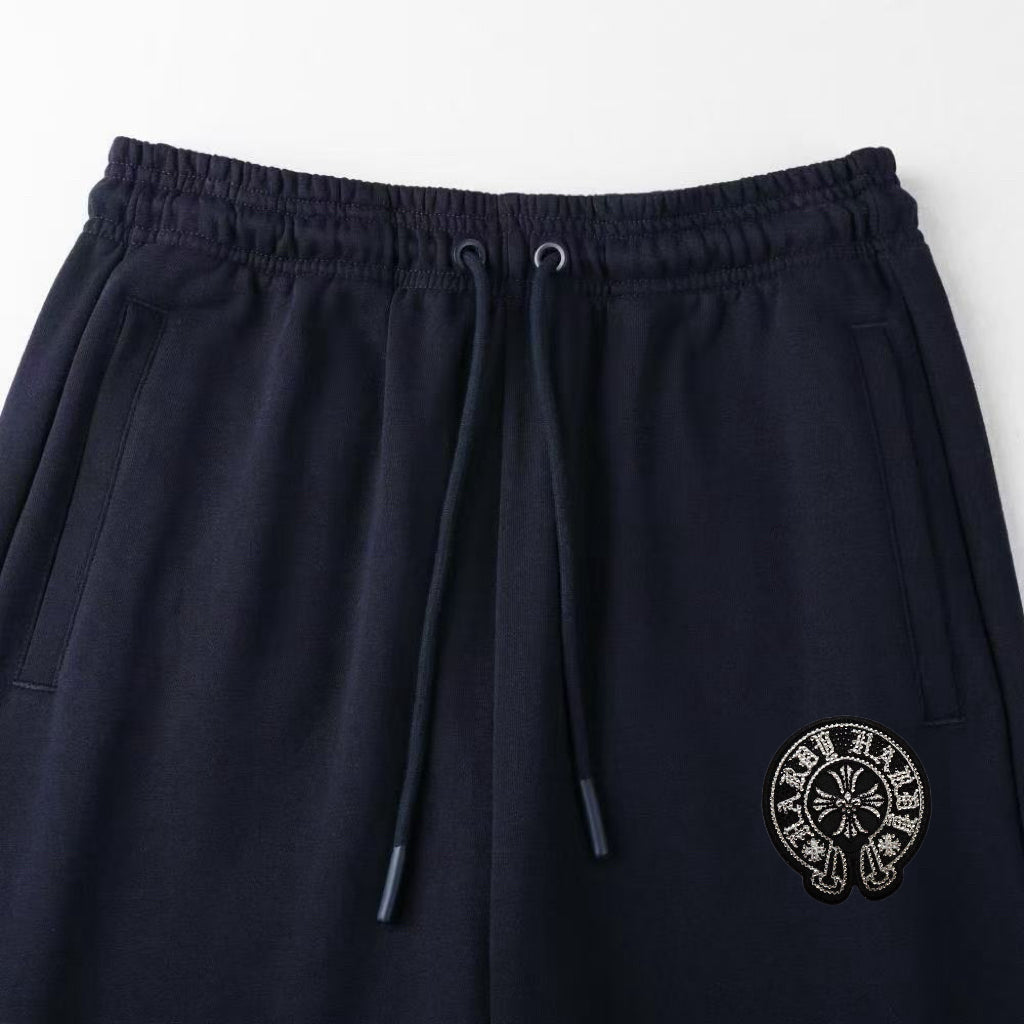 Chrome Hearts "Sanskrit Horseshoe" Embroidered Sweatpants