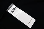 Chrome Hearts Hollywood Triple Cross Pocket T-Shirt - Black Tee with Orange Logo Print