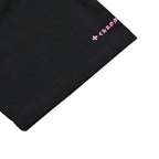 Chrome Hearts 2026 SS Pink Horseshoe & Cross Pocket T-Shirt - Black Unisex Cotton Tee with Gothic Logo
