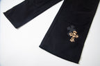 Chrome Hearts "Leopard-Print Cross Patch" Cargo Jeans