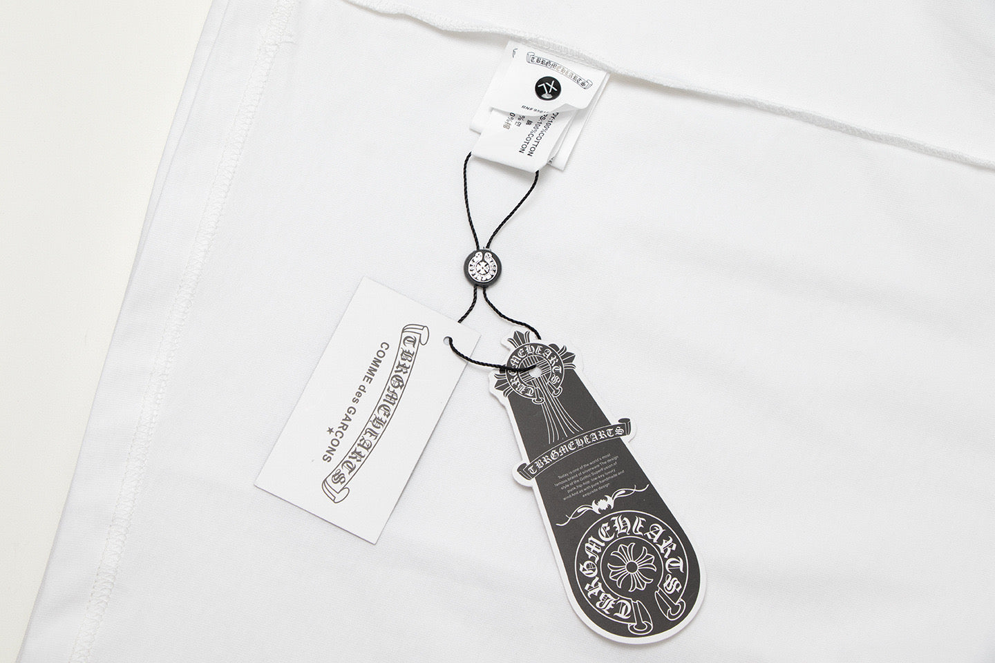 Chrome Hearts White "Final to the Finale" Multi-Cross Embroidered T-Shirt