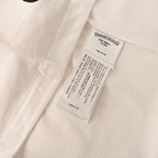Chrome Hearts White T-Shirt with Horseshoe Logo and Gothic Lettering