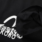 EVISU KURO Series White Crew-Neck Short-Sleeve T-Shirt