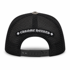 Chrome Hearts CH Hollywood Trucker Hat Black/White