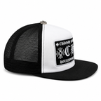 Chrome Hearts CH Hollywood Trucker Hat Black/White