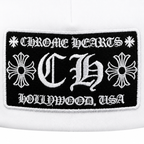 Chrome Hearts CH Hollywood Trucker Hat Black/White