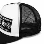 Chrome Hearts CH Hollywood Trucker Hat Black/White