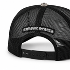 Chrome Hearts CH Hollywood Trucker Hat Black/White