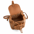 MCM Aren Visetos Series Mini Backpack (Cognac)