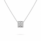 Van Cleef & Arpels Perlée collection clover motif pendant