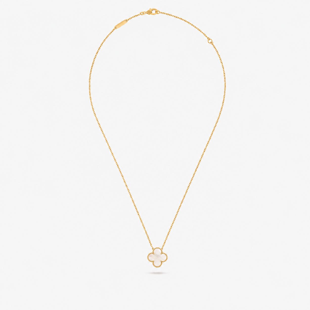Van Cleef & Arpels Alhambra lucky four-leaf clover necklace