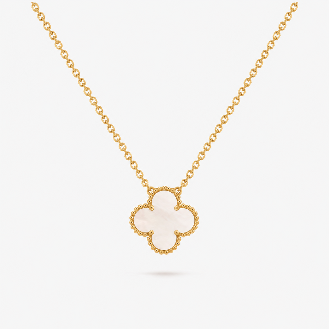 Van Cleef & Arpels Alhambra lucky four-leaf clover necklace