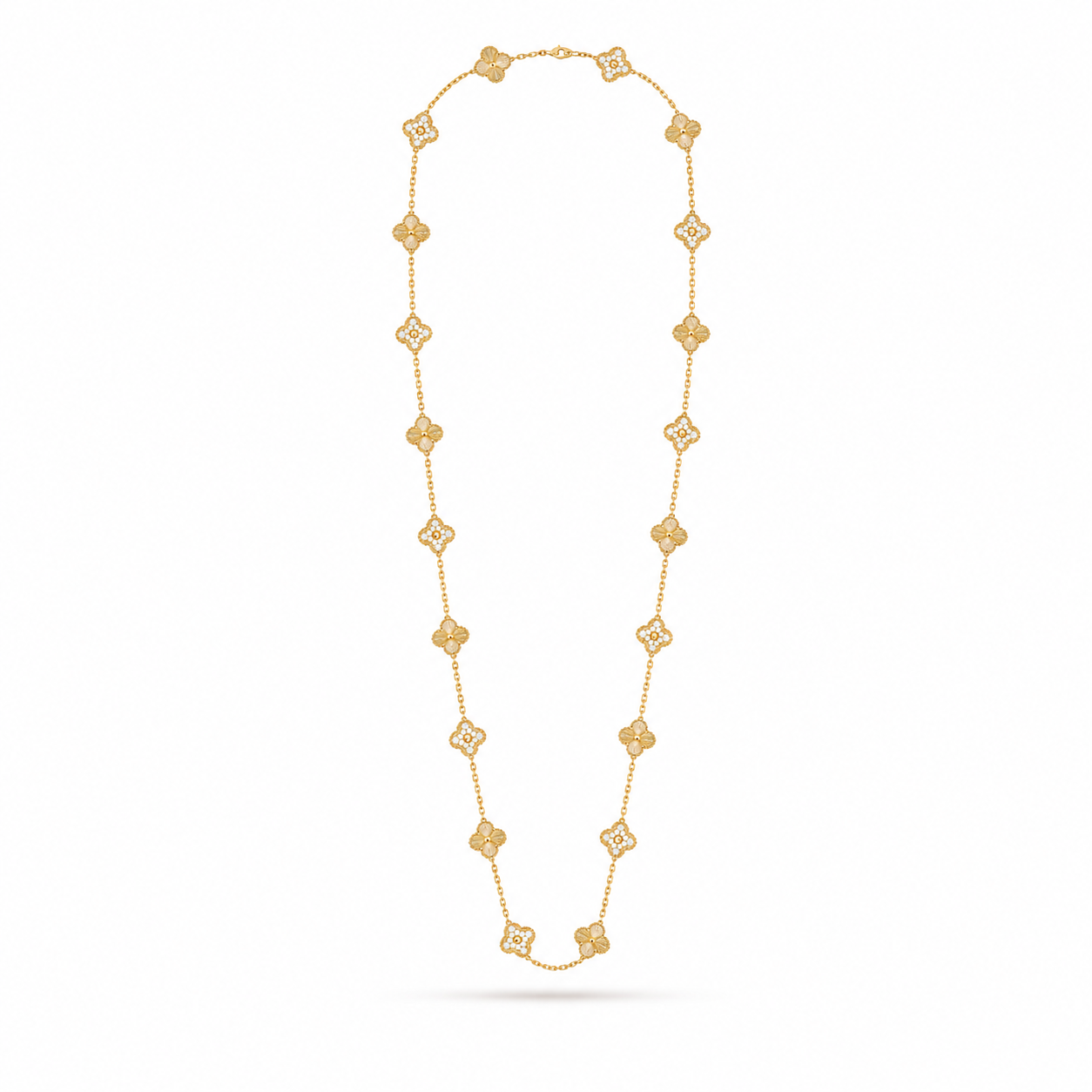Van Cleef & Arpels Vintage Alhambra 20-motif long necklace