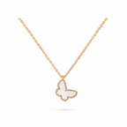Van Cleef & Arpels Sweet Alhambra butterfly pendant necklace