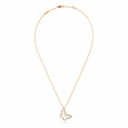 Van Cleef & Arpels Sweet Alhambra butterfly pendant necklace