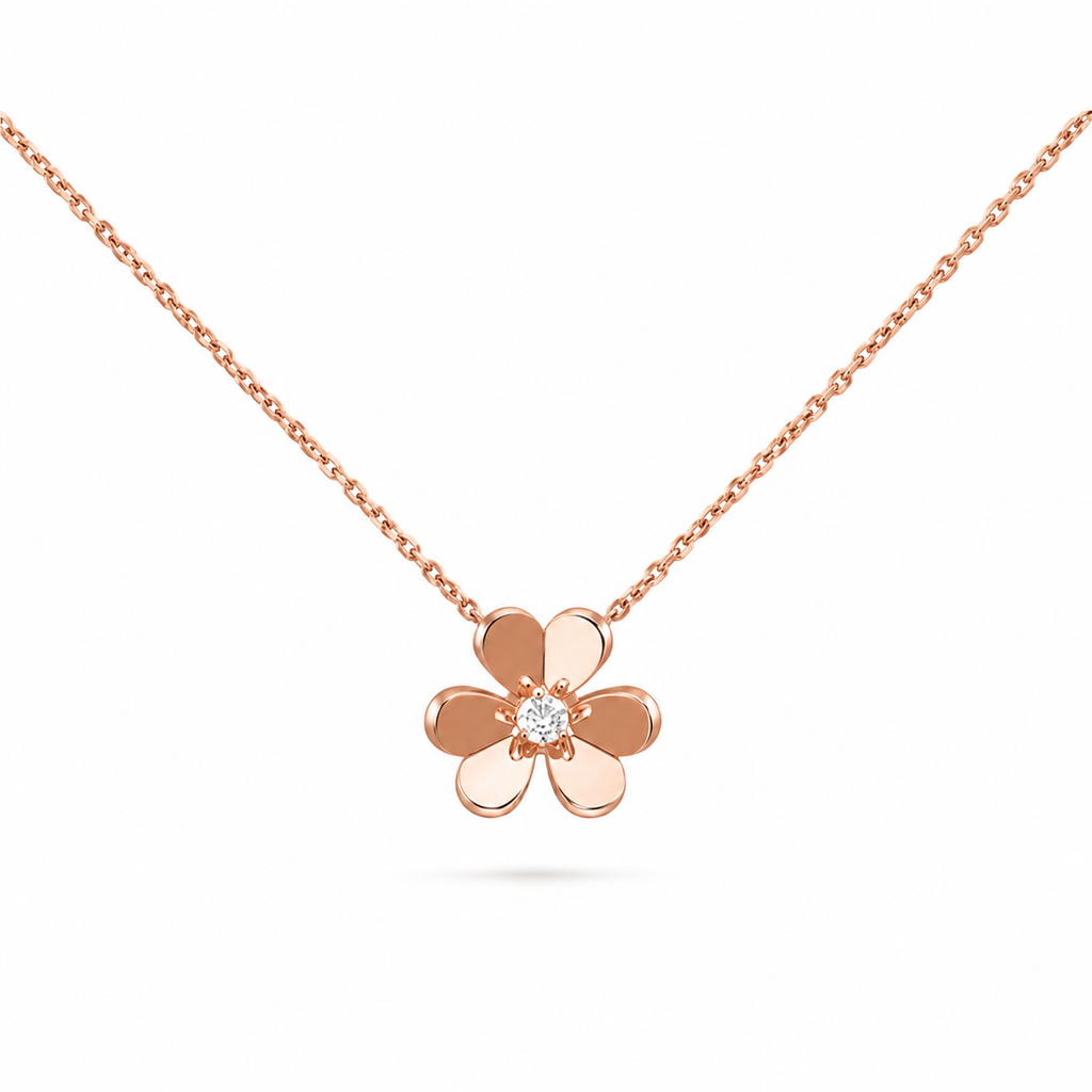 Van Cleef & Arpels Frivole collection flower necklace