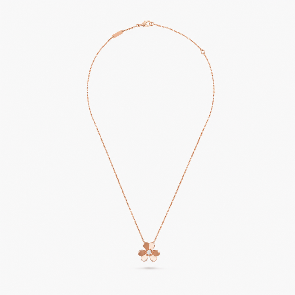 Van Cleef & Arpels Frivole collection flower necklace