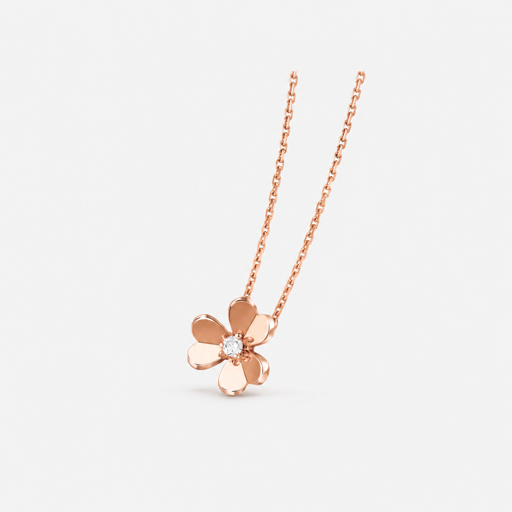 Van Cleef & Arpels Frivole collection flower necklace