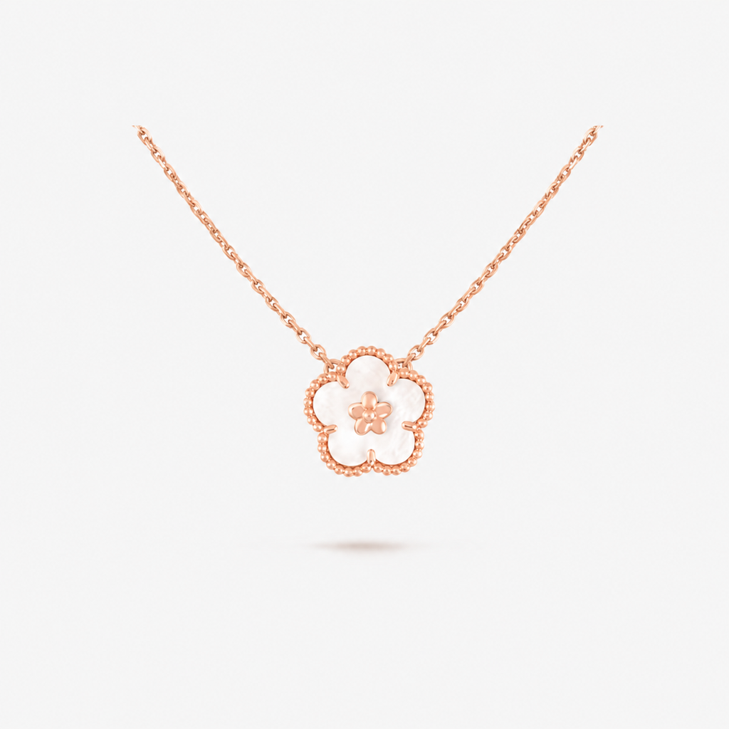 Van Cleef & Arpels Lucky Spring Plum Blossom Necklace