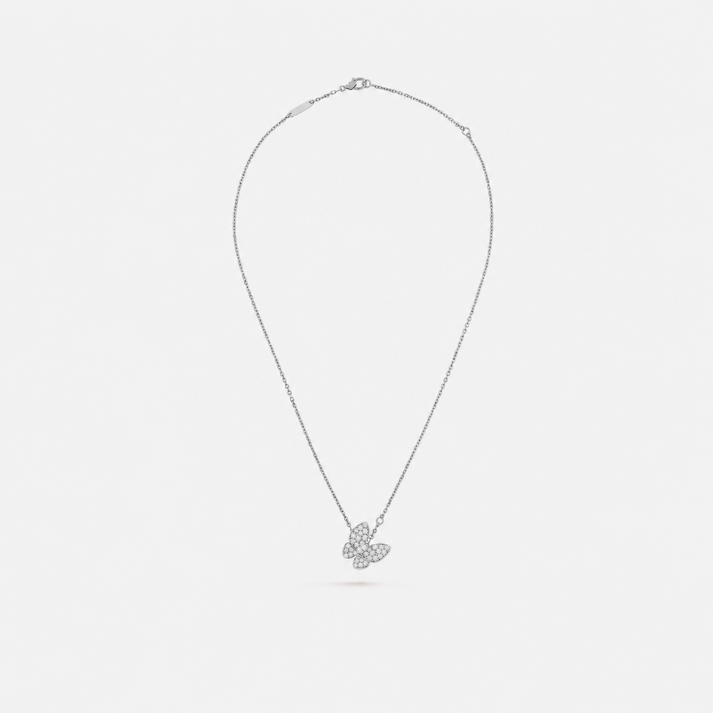 Van Cleef & Arpels Two Butterfly necklace