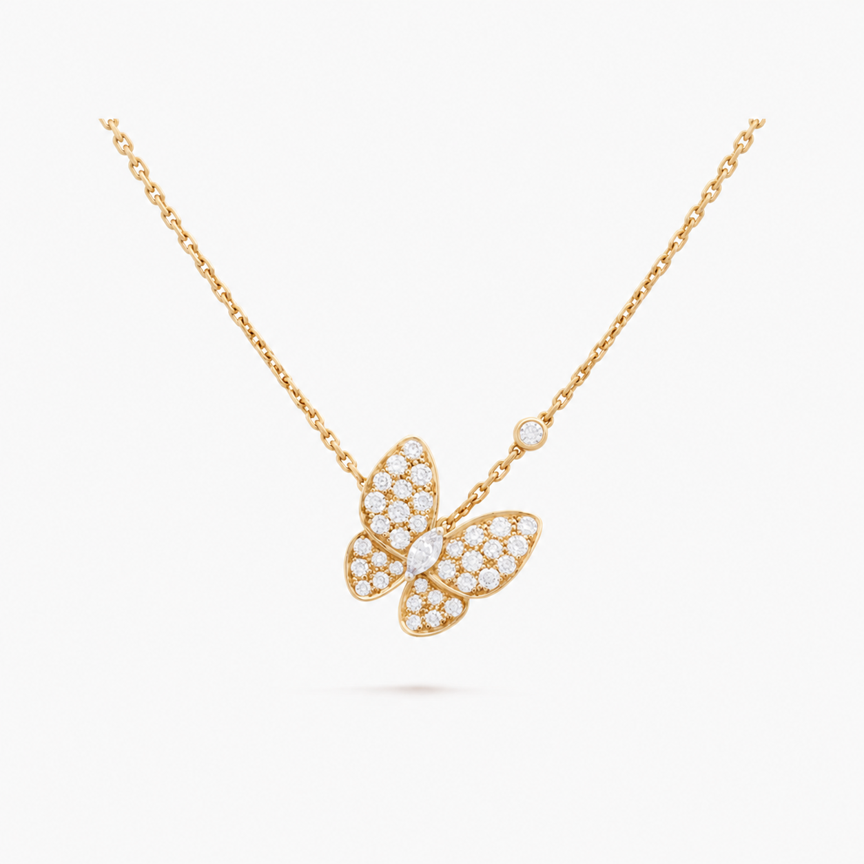 Van Cleef & Arpels Two Butterfly necklace