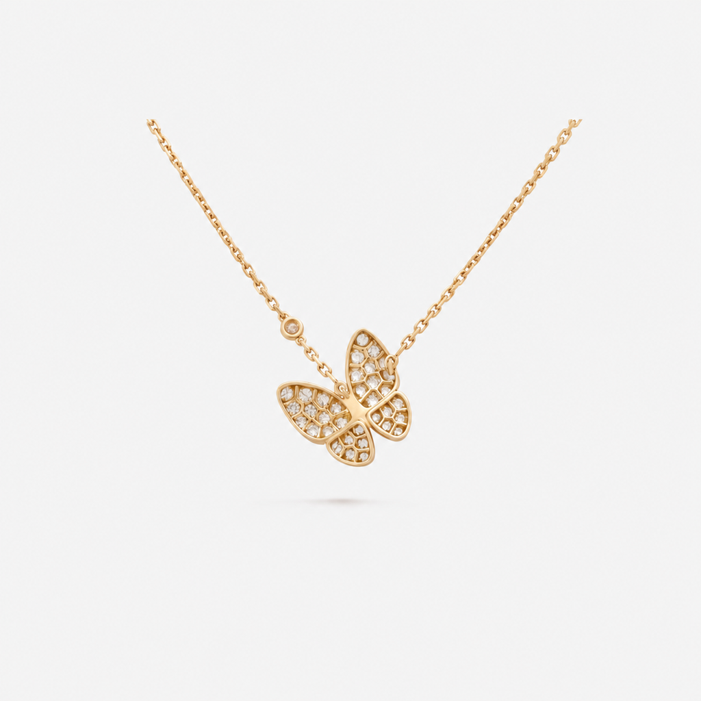 Van Cleef & Arpels Two Butterfly necklace