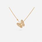 Van Cleef & Arpels Two Butterfly necklace