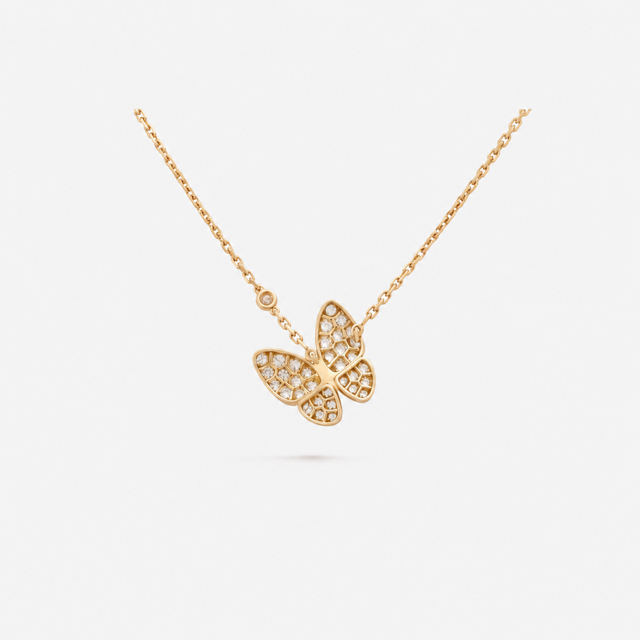 Van Cleef & Arpels Two Butterfly necklace