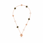 Van Cleef & Arpels Magic Alhambra convertible long necklace and bracelet set