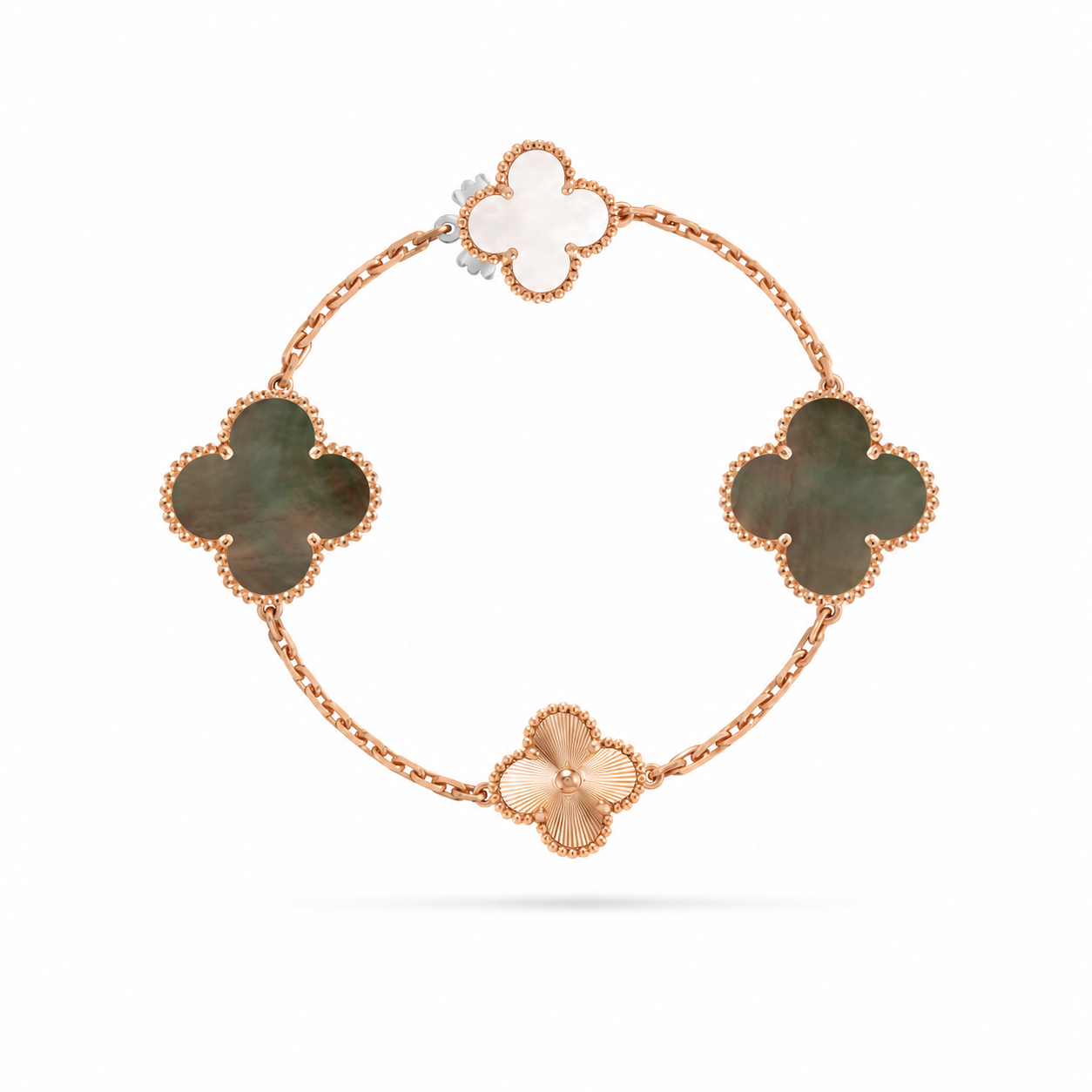 Van Cleef & Arpels Magic Alhambra convertible long necklace and bracelet set