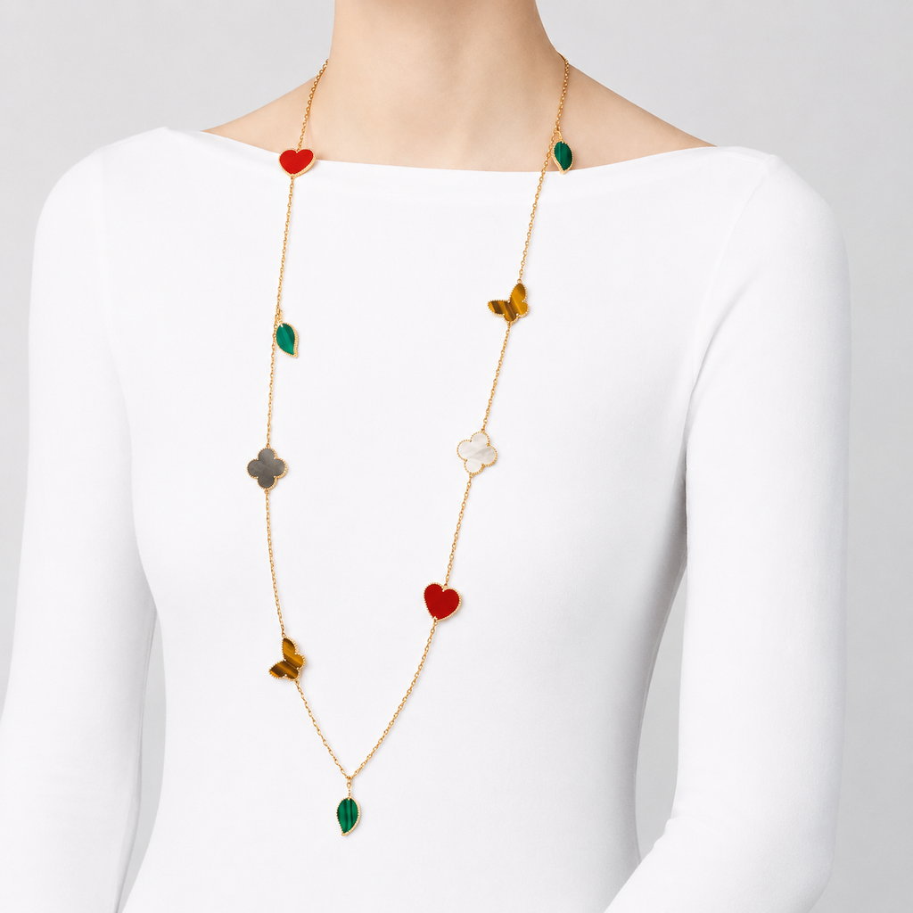Van Cleef & Arpels Lucky Alhambra long necklace