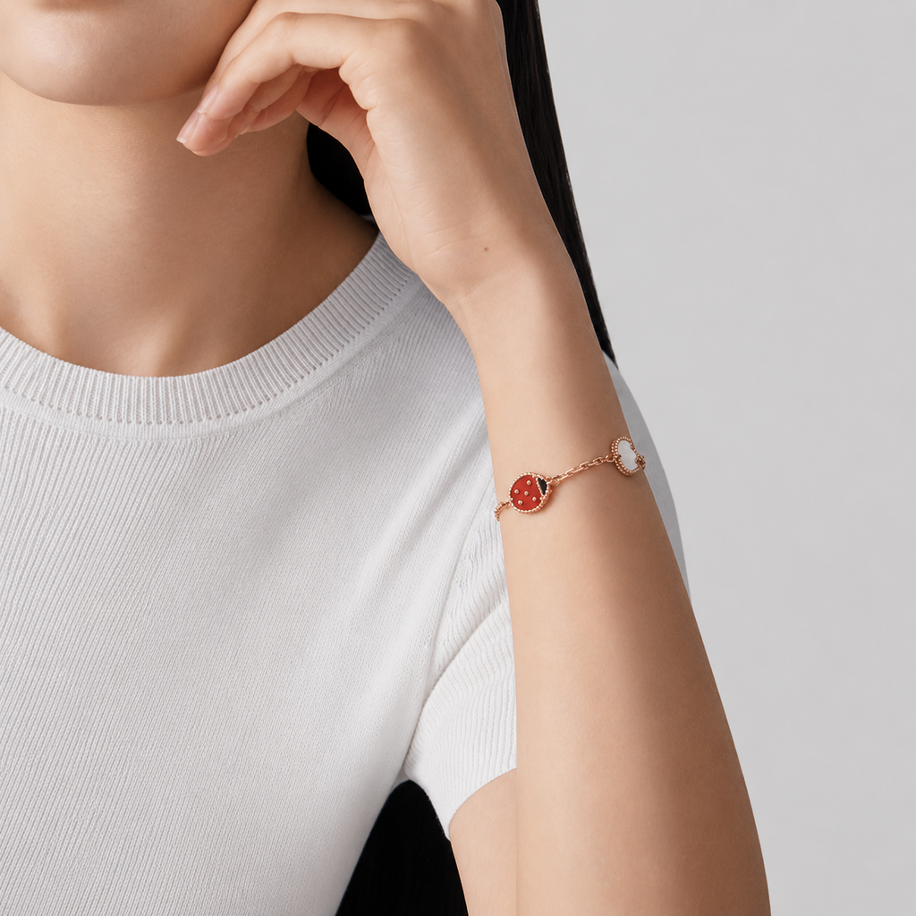 (Van Cleef & Arpels) Lucky Spring 5-motif bracelet