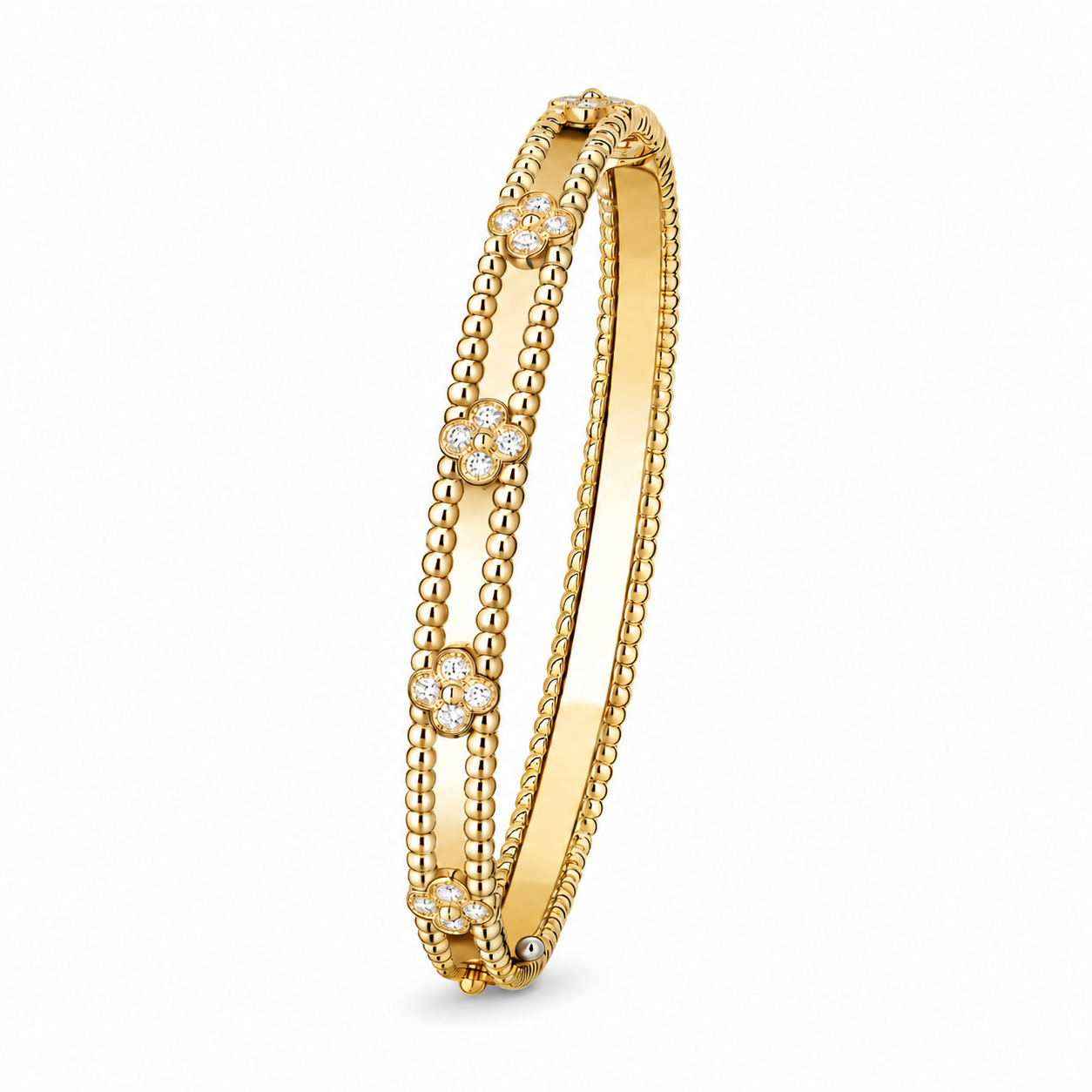 Van Cleef & Arpels Perlée Sweet Clovers diamond bracelet