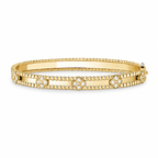 Van Cleef & Arpels Perlée Sweet Clovers diamond bracelet