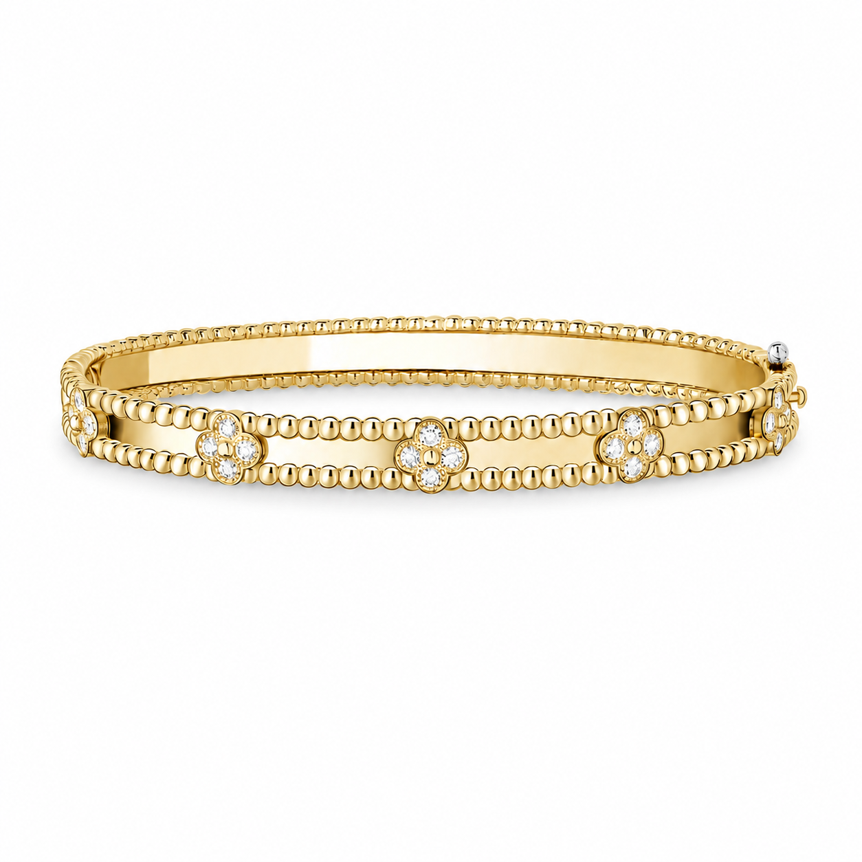 Van Cleef & Arpels Perlée Sweet Clovers diamond bracelet
