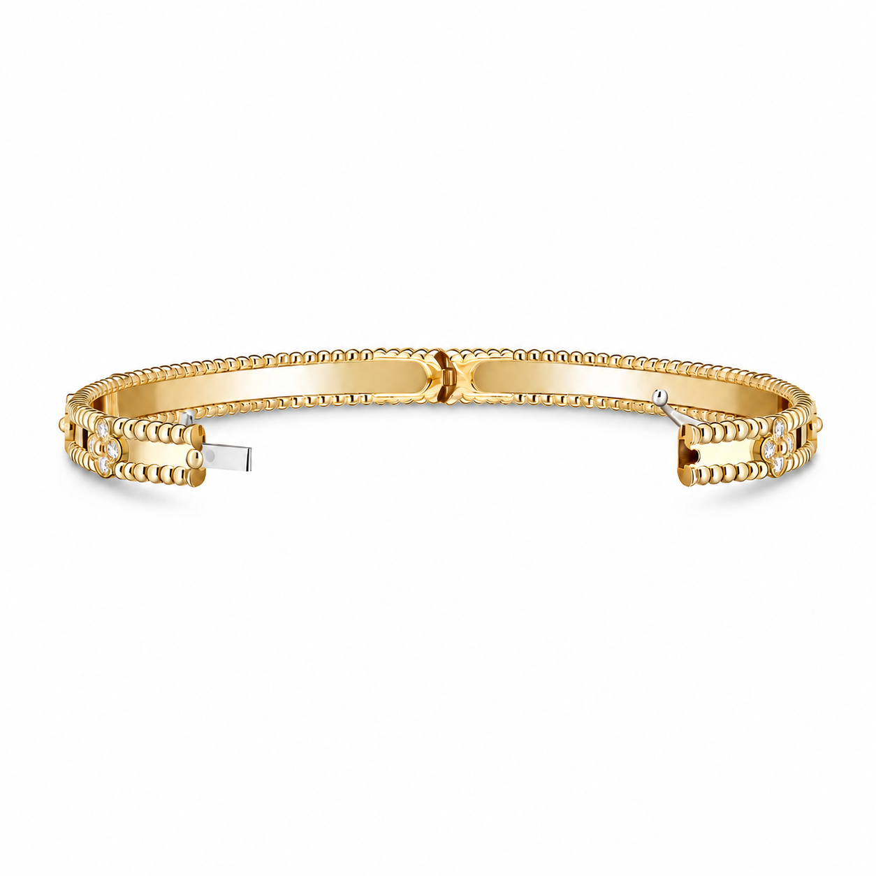 Van Cleef & Arpels Perlée Sweet Clovers diamond bracelet