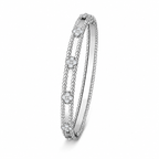 Van Cleef & Arpels Perlée Sweet Clovers diamond bracelet