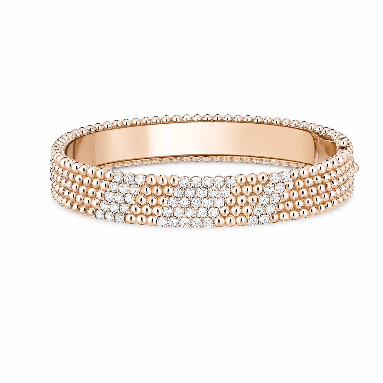 Van Cleef & Arpels Perlée five-row diamond bracelet