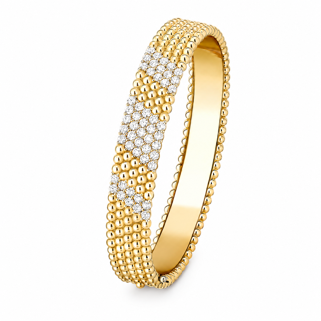 Van Cleef & Arpels Perlée five-row diamond bracelet