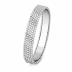 Van Cleef & Arpels Perlée five-row diamond bracelet