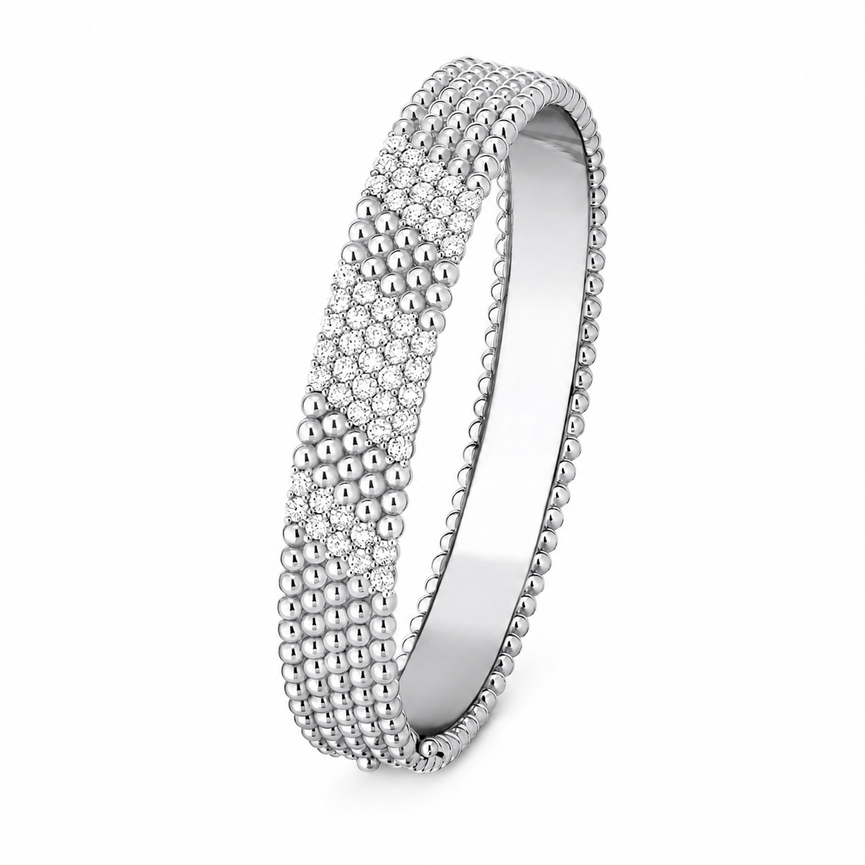 Van Cleef & Arpels Perlée five-row diamond bracelet