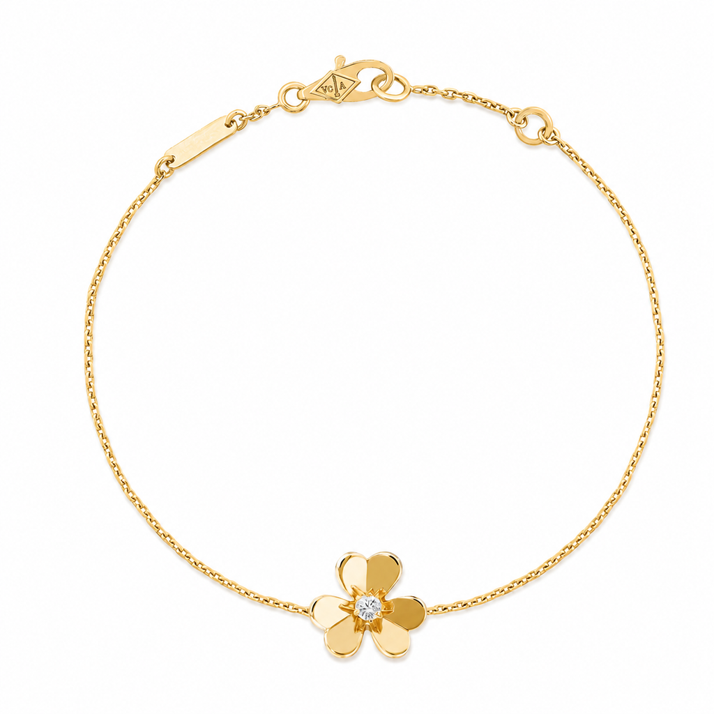 Van Cleef & Arpels Frivole mini flower bracelet