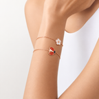 Van Cleef & Arpels Lucky Spring Mother-of-Pearl Plum Blossom Bracelet