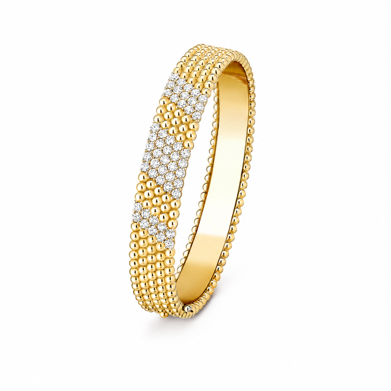 Van Cleef & Arpels Perlée Diamonds collection five-row diamond bracelet