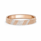 Van Cleef & Arpels Perlée Diamonds collection five-row diamond bracelet