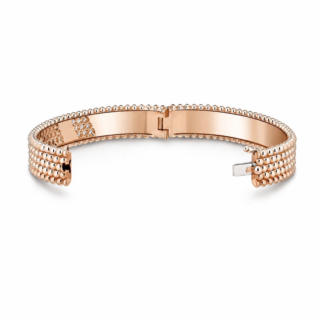 Van Cleef & Arpels Perlée Diamonds collection five-row diamond bracelet
