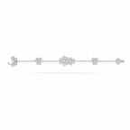 Van Cleef & Arpels Frivole collection full diamond five-petal bracelet,